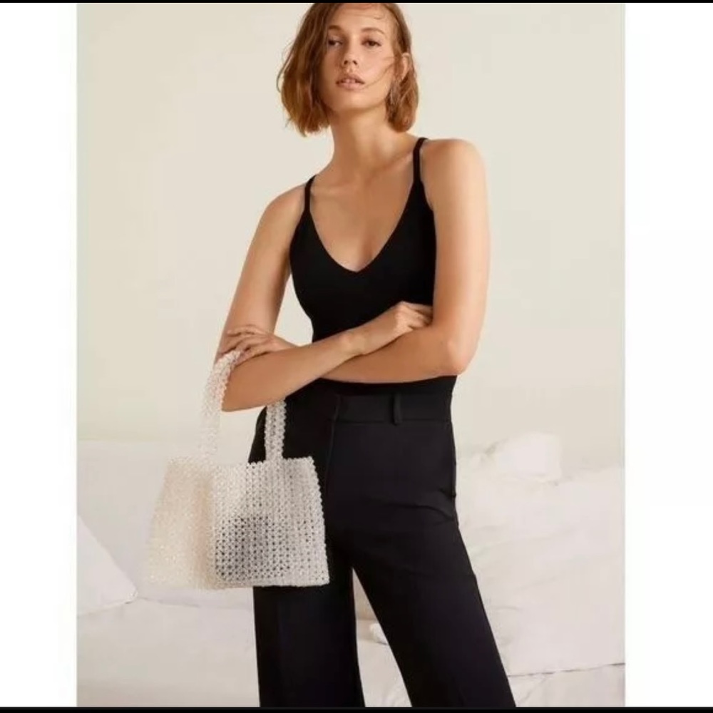 💜 Mango MNG clear bead bag